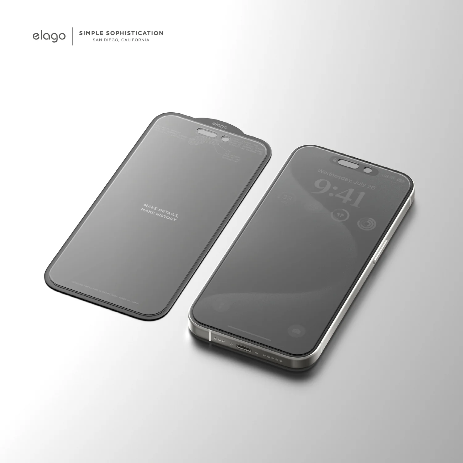 elago Privacy Glass and Screen Protector for iPhone 15 Pro Max - Image 10