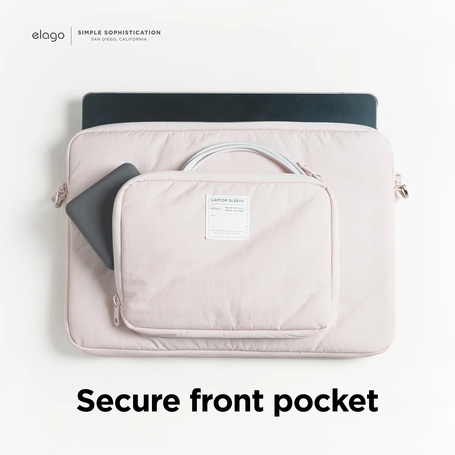 Tablet and Laptop Sleeve [Pastel Pink] [2 Sizes] - Image 13