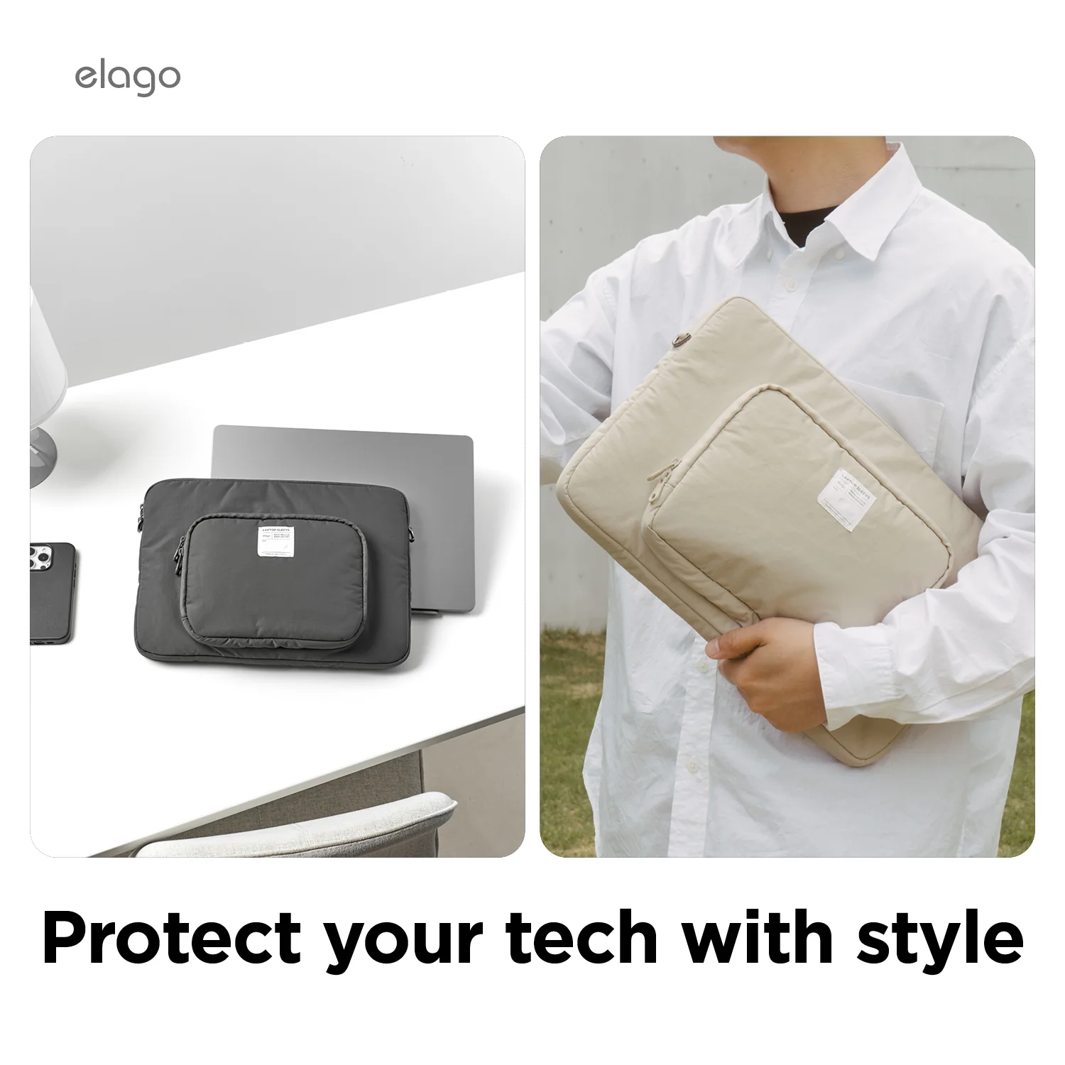 Tablet and Laptop Sleeve [Stone] [3 Sizes] - Image 11
