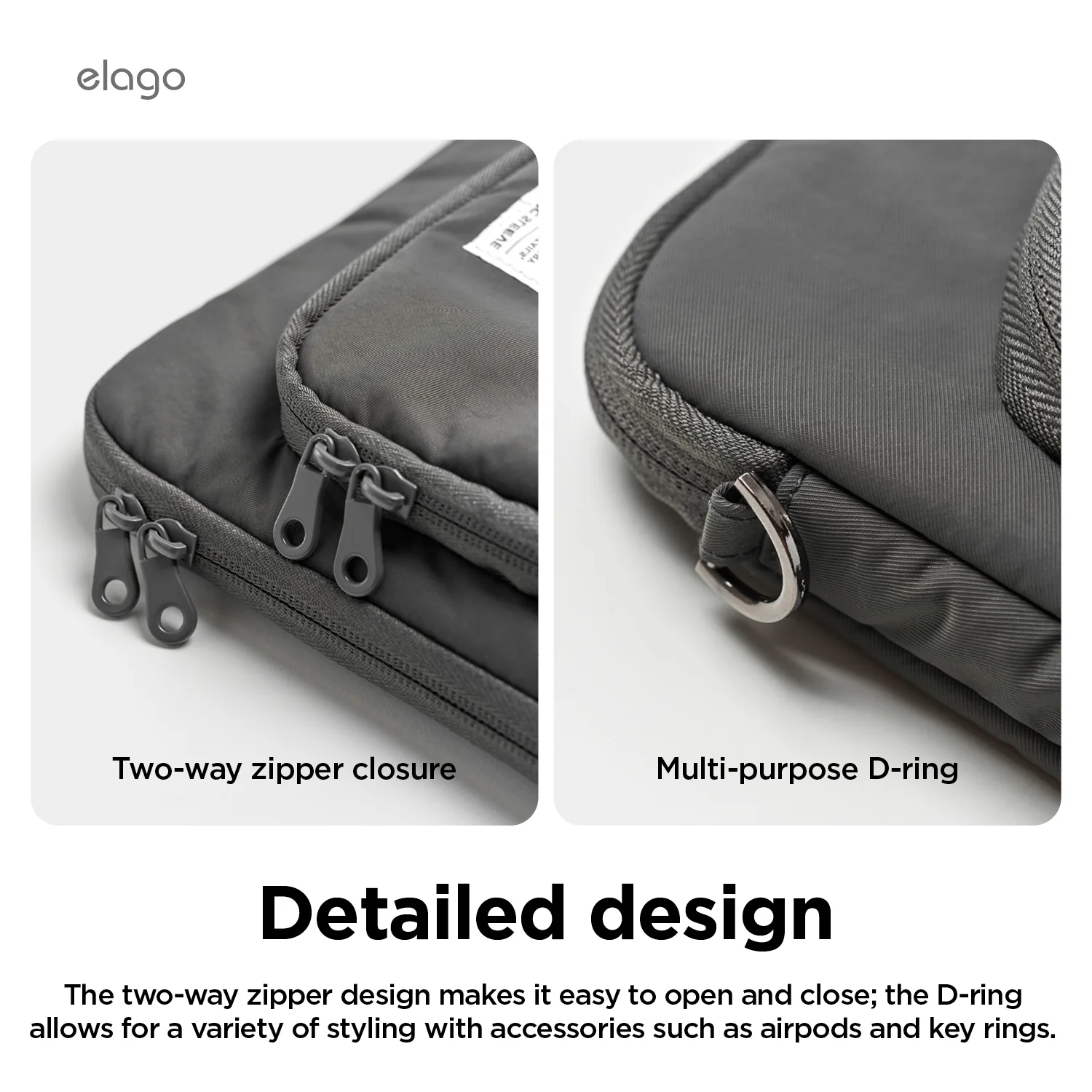 Tablet and Laptop Sleeve [Stone] [3 Sizes] - Image 9