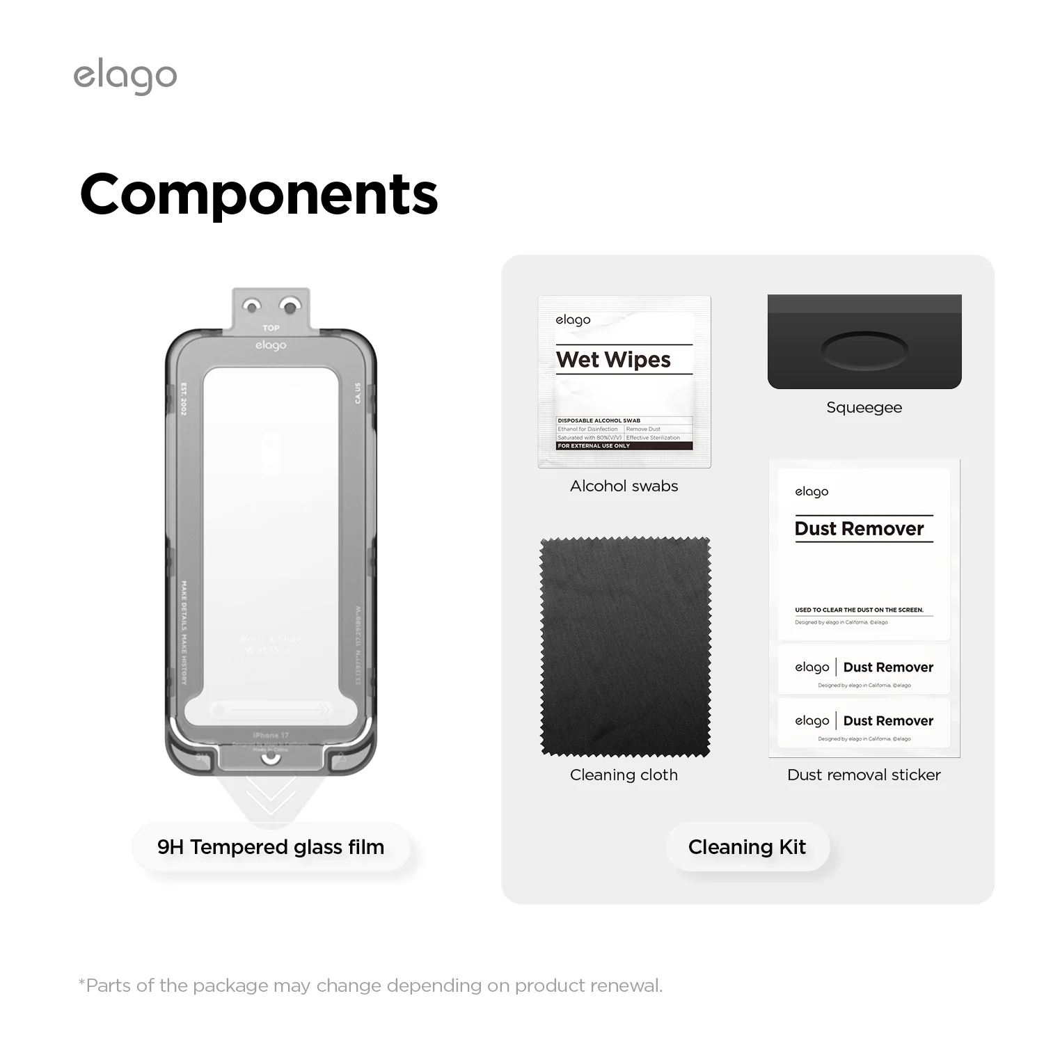 Tempered Glass+ Screen Protector [1 or 2 Pcs] iPhone 17 - Image 10