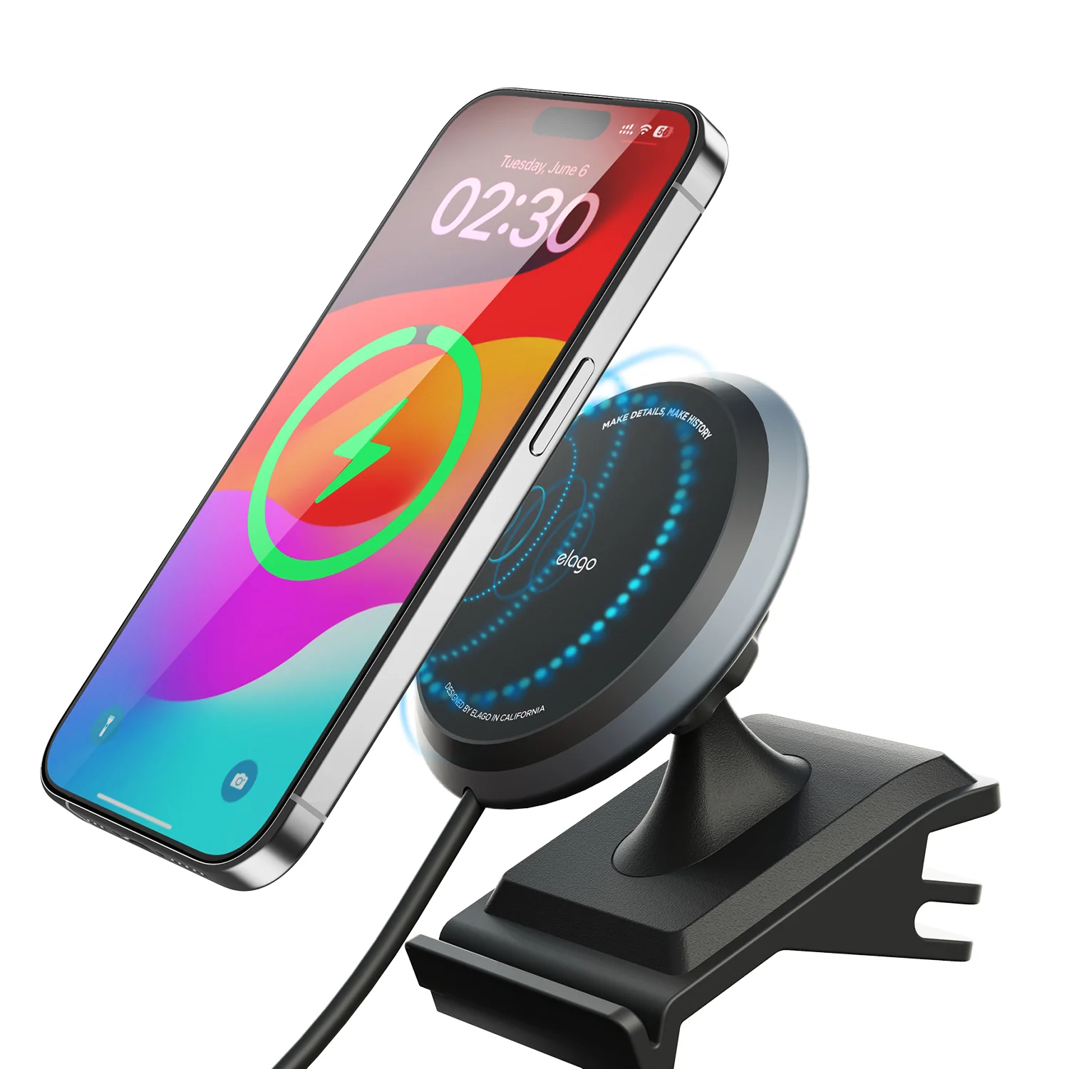 Tesla Magnetic Aluminum Car Mount - Image 2
