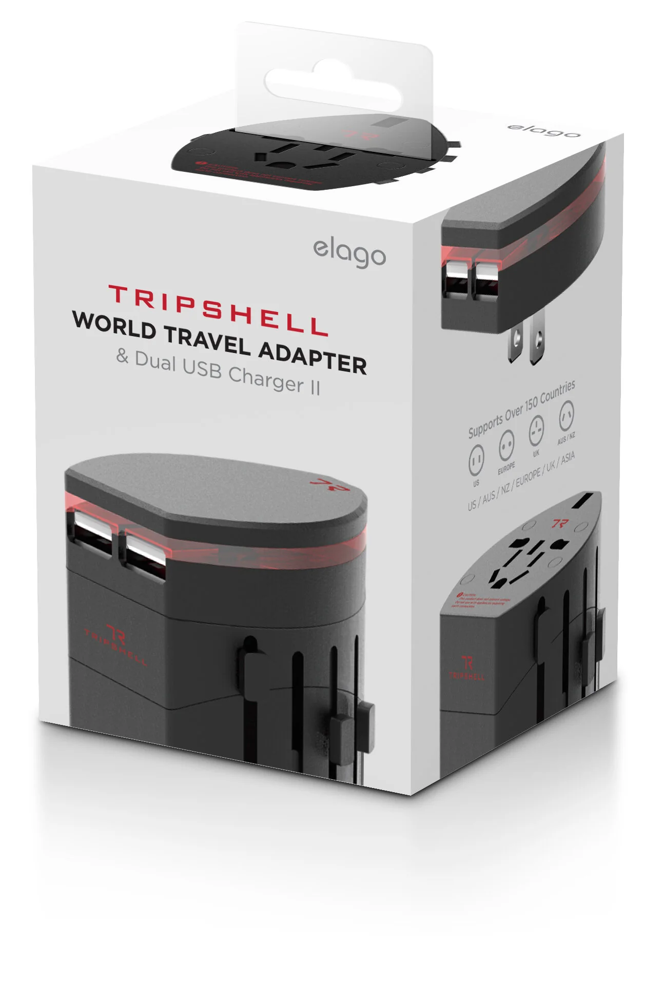 Tripshell World Travel Adapter & Dual USB Adapter 2 - Image 8